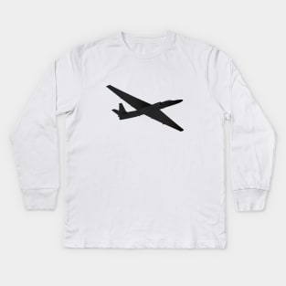 U-2 Dragon Lady Reconnaissance Aircraft Kids Long Sleeve T-Shirt